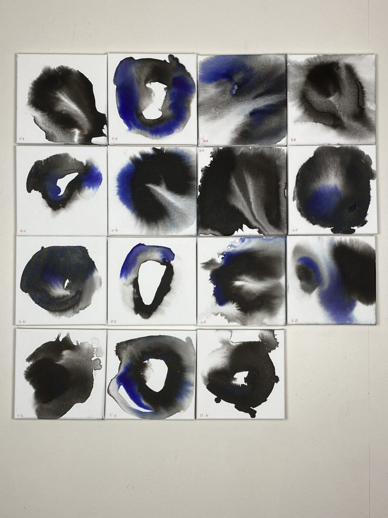 Punctum II encre sur toile